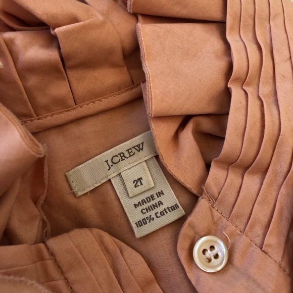 💚 GUC💚 J. CREW Frances ruffle tuxedo shirt - Picture 4 of 5